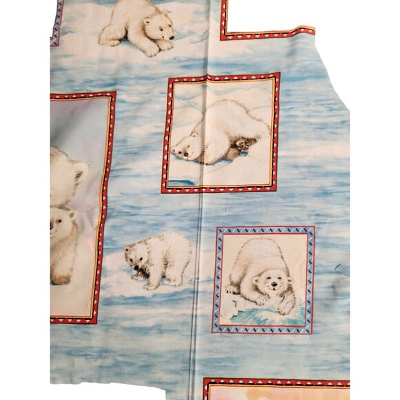 Polar Bear-Themed Cotton Fabric Quilt Squares Panel Bundle - Picture 9 of 16